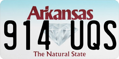 AR license plate 914UQS