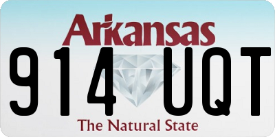 AR license plate 914UQT