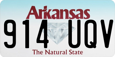 AR license plate 914UQV