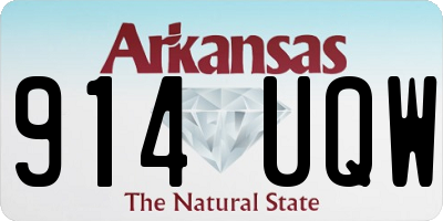 AR license plate 914UQW