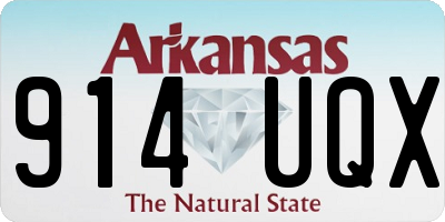 AR license plate 914UQX