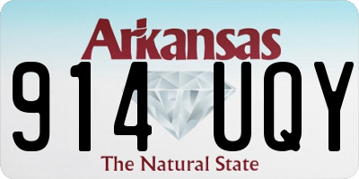 AR license plate 914UQY