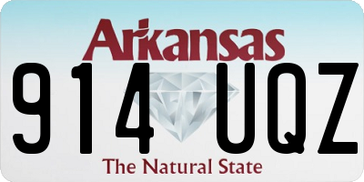 AR license plate 914UQZ