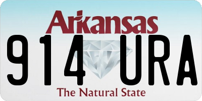 AR license plate 914URA
