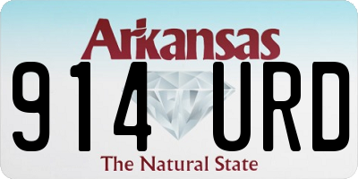 AR license plate 914URD