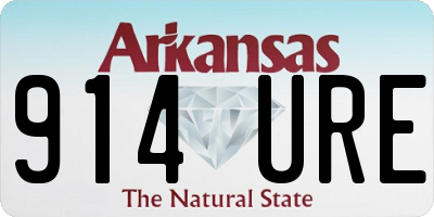 AR license plate 914URE