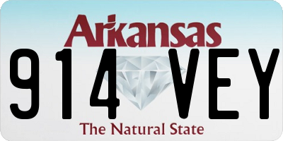 AR license plate 914VEY