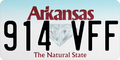 AR license plate 914VFF