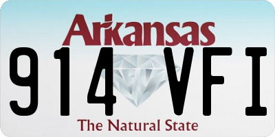 AR license plate 914VFI