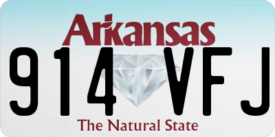 AR license plate 914VFJ