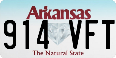 AR license plate 914VFT