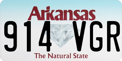 AR license plate 914VGR