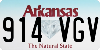 AR license plate 914VGV