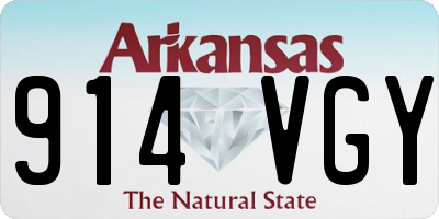 AR license plate 914VGY