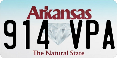 AR license plate 914VPA
