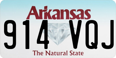 AR license plate 914VQJ