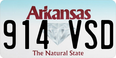 AR license plate 914VSD