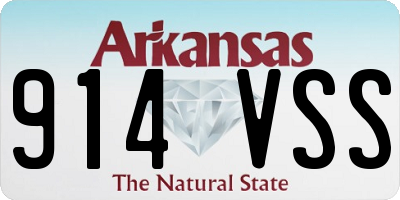 AR license plate 914VSS