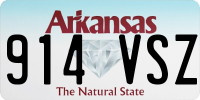 AR license plate 914VSZ
