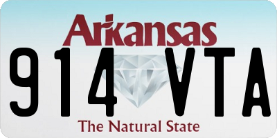 AR license plate 914VTA