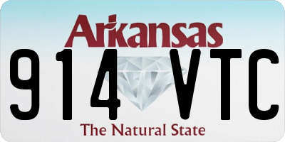 AR license plate 914VTC