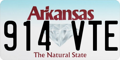 AR license plate 914VTE