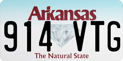 AR license plate 914VTG