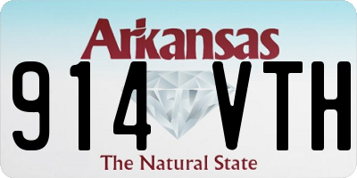 AR license plate 914VTH