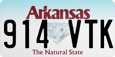 AR license plate 914VTK