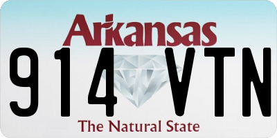 AR license plate 914VTN