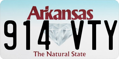 AR license plate 914VTY