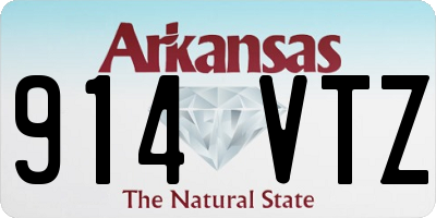 AR license plate 914VTZ