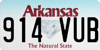 AR license plate 914VUB