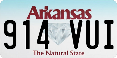 AR license plate 914VUI
