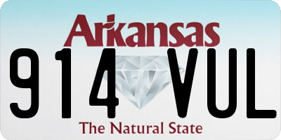 AR license plate 914VUL