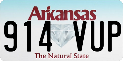 AR license plate 914VUP