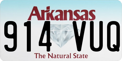 AR license plate 914VUQ