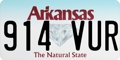 AR license plate 914VUR