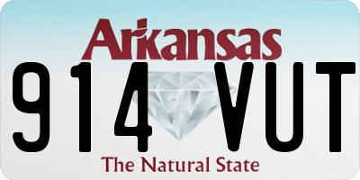 AR license plate 914VUT