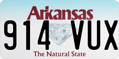 AR license plate 914VUX