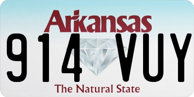 AR license plate 914VUY