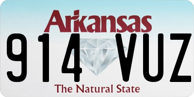 AR license plate 914VUZ