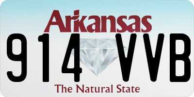 AR license plate 914VVB