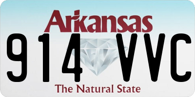 AR license plate 914VVC