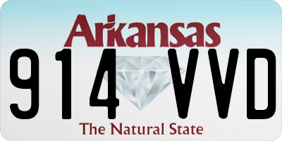 AR license plate 914VVD
