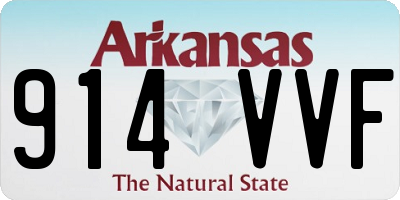 AR license plate 914VVF