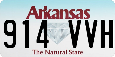AR license plate 914VVH