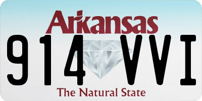 AR license plate 914VVI