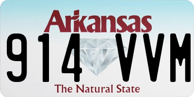 AR license plate 914VVM