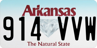 AR license plate 914VVW